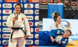 İzmirli milli judocu Sema Mete Avrupa’da bronz madalya kazandı