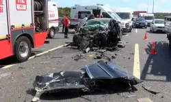 Kuzey Marmara Otoyolu’nda korkutan çarpışma: 1’i ağır 2 yaralı