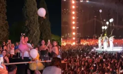 İzmir Manifest konserinde Almira için balonlar uçtu