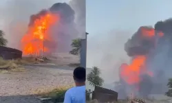 Manisa'da tüp dolum tesisinde patlama: Yangına ekipler müdahale ediyor