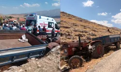 Traktör sürücüsü yaşlı adam kazada hayatını kaybetti