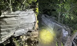 Ticari araç uçurumdan yuvarlandı: Araçtaki 4 kişi öldü, 5 kişi yaralandı