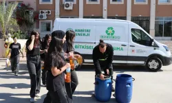 Buca’da atık yağlar lavaboya değil geri dönüşüme
