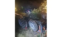İzmir'in Kiraz ilçesinde devrilen traktörün sürücüsü hayatını kaybetti