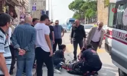 Epilepsi krizi geçiren genç otomobile çarptı