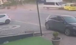 Freni patlayan minibüs d*hşet saçtı: Taksi sürücüsü yaralandı