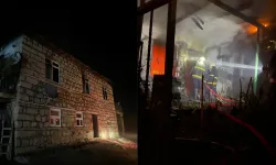 Gece çıkan yangında karı koca hayatını kaybetti