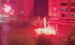Havai fişek 7'nci kattaki balkona girdi: 2 kardeş yaralı