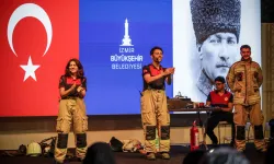İtfaiyeciler bu kez çocuklar için sahneye çıktı