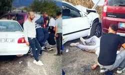 İzmir'de hatalı manevra kazası: 1'i ağır 8 yaralı
