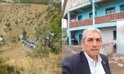 Yoldan çıkan otomobil devrildi; araçta bulunan köy muhtarı hayatını kaybetti