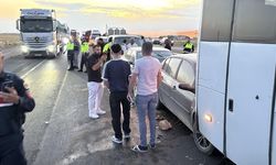 Kum fırtınası zincirleme kazaya neden oldu: Çok sayıda yaralı var!