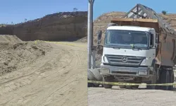 Kum ocağında kamyonun altında kalan bir kişi hayatını kaybetti