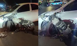 İzmir Ödemiş'te otomobil ile motosiklet çarpıştı, sürücüler yaralandı