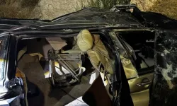 Otomobil dere yatağına uçtu: 1 ölü, 1 yaralı