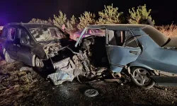 Otomobil ile ticari araç kafa kafaya çarpıştı: 1 ölü, 2 yaralı
