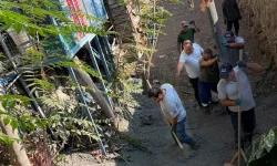 Şirince'de taşkın riskine karşı altyapı çalışması