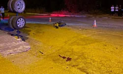 Ticari araçla çarpışan 26 yaşındaki motosiklet sürücüsü hayatını kaybetti