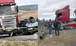 Tır ile çarpışan otomobilin sürücüsü olay yerinde hayatını kaybetti