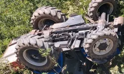 Kontrolden çıkan traktör devrildi; 38 yaşındaki şahıs hayatını kaybetti