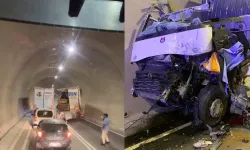 Tünelde zincirleme kaza: 1 ölü, 2 yaralı