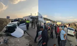 Beton menfeze çarpan otomobildeki 2 kişi öldü, 1 kişi yaralandı