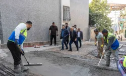 Bornova'da yol seferberliği: Serintepe sokakları betona kavuşuyor