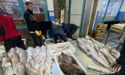 Buca Balık Hali'nde denetim: 45 kilo ürüne el konuldu