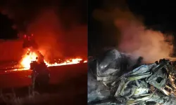 Devrildikten sonra alev alan tanker can aldı