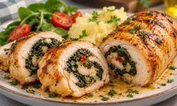 Gelinim Mutfakta Ispanaklı tavuk sarma tarifi: Ispanaklı tavuk sarma nasıl yapılır?
