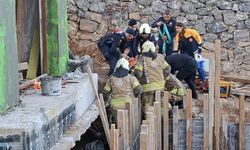 İnşaat alanında toprak kayması: 1 işçi kurtarıldı