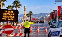 İzmir'de 29 Ekim provası nedeniyle bazı yollar trafiğe kapatılacak
