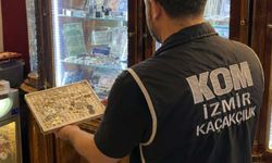 İzmir’de iş yerine operasyon: 672 sikke ele geçirildi