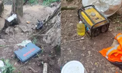 Jandarmadan define operasyonu: 5 şüpheli suçüstü yakalandı
