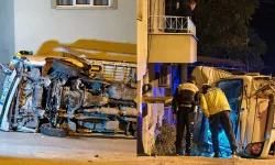 Kamyonetin devrildiği kazada 26 yaşındaki sürücü hayatını kaybetti