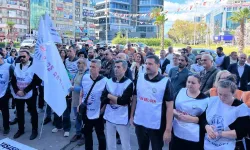 Konak’ta SDT eylemi: Çalışanlar beşinci kez toplandı
