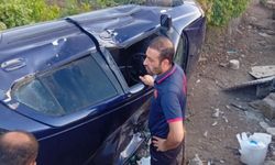 Kontrolden çıkan otomobil bahçeye savruldu: 4 kişi yaralandı