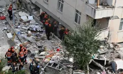 Maltepe'de çöken 7 katlı bina kontrollü yıkılıyor