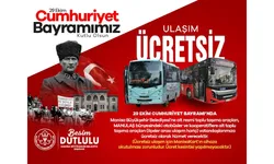 Manisa'da Cumhuriyet Bayramı müjdesi: Toplu ulaşım ücretsiz!