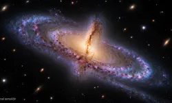NASA duyurdu: Merkezi ters yönde konumlanan galaksi görüntülendi