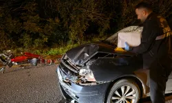 Otomobil ile motosiklet kafa kafaya çarpıştı: 1 ölü