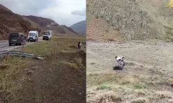 Palandöken Geçidi’nde tır uçuruma yuvarlandı: 1 ölü