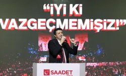Saadet Partisi İzmir'de Milli Görüş büyüklerini andı