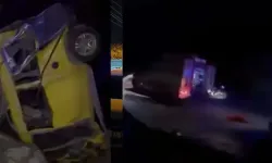 Hafif ticari araç uçuruma yuvarlandı; 2 kişi olay yerinde öldü, 4 kişi yaralandı
