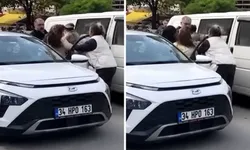 Yol verme tartışması kavgaya dönüştü: İki kadın sürücü birbirine girdi