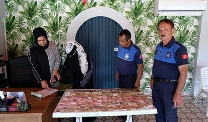 Dilenci kadının yarım günlük kazancı şoke etti: Zabıta paraya el koydu!