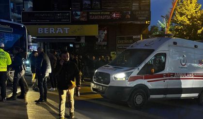 Yayaya halk otobüsü çarptı: Hastaneye Kaldırıldı