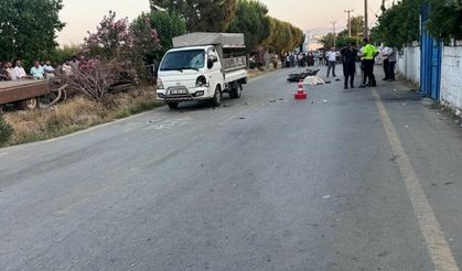Feci kaza: Motosiklet ve kamyonet çarpıştı, 1 ölü, 2 yaralı
