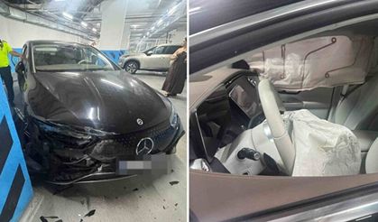 Çeşme'de valeye teslim edilen 7 milyonluk araç pert oldu