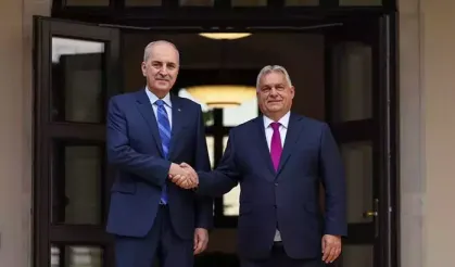 TBMM Başkanı Kurtulmuş, Macaristan Başbakanı Orban ile görüştü